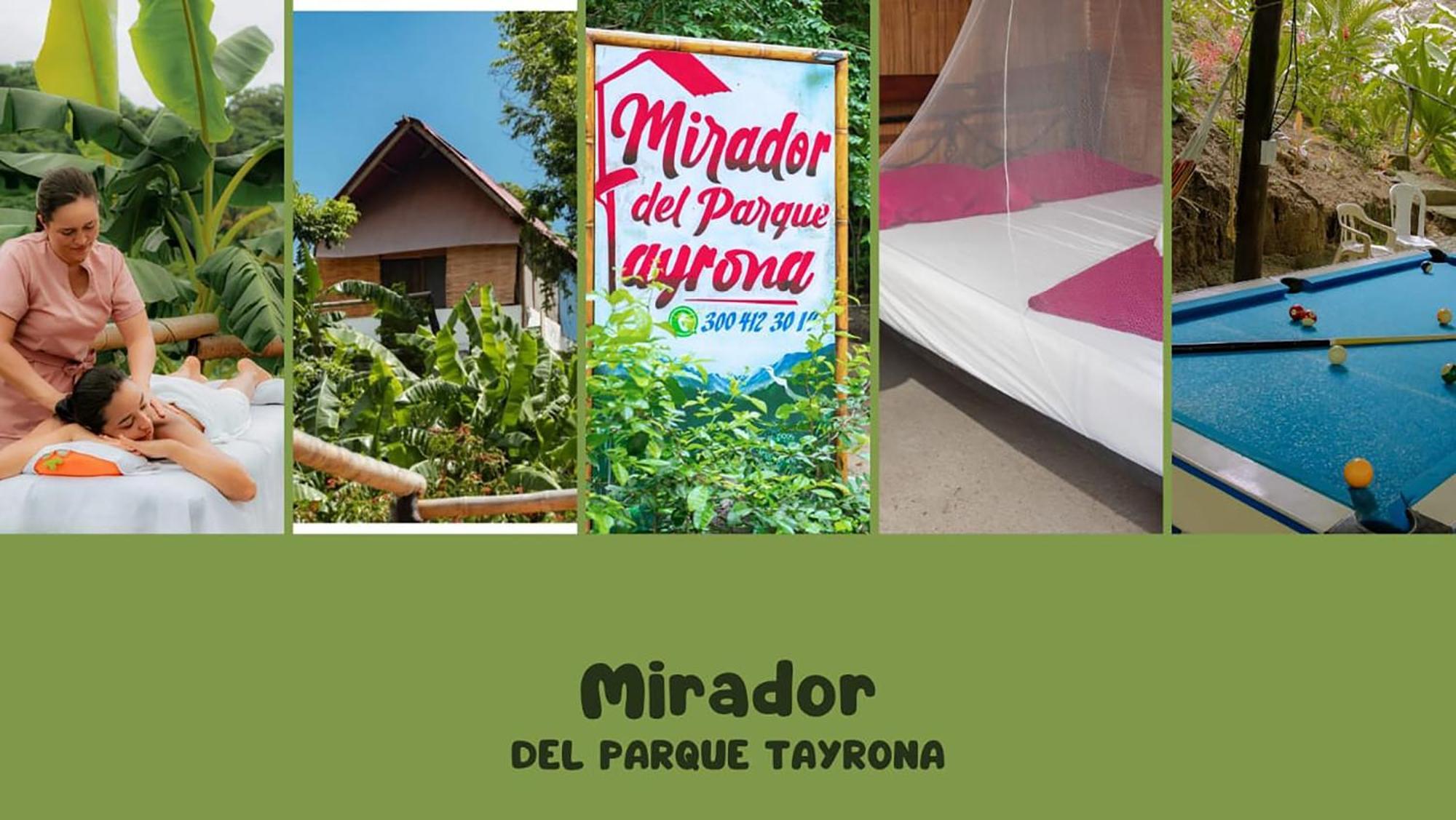 Hostal Mirador Dentro Del Parque Tayrona 埃尔扎伊诺 外观 照片